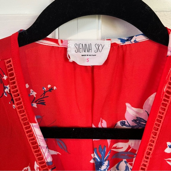 Sienna Sky Faux Wrap Floral Tank Top - Picture 6 of 9